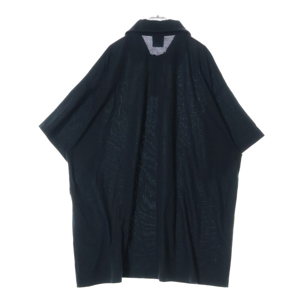 BALENCIAGA(バレンシアガ) 24AW×ebay イーベイ ロゴ刺繍オーバーサイズ半袖ポロシャツ 817418 TRVD5 ブラック