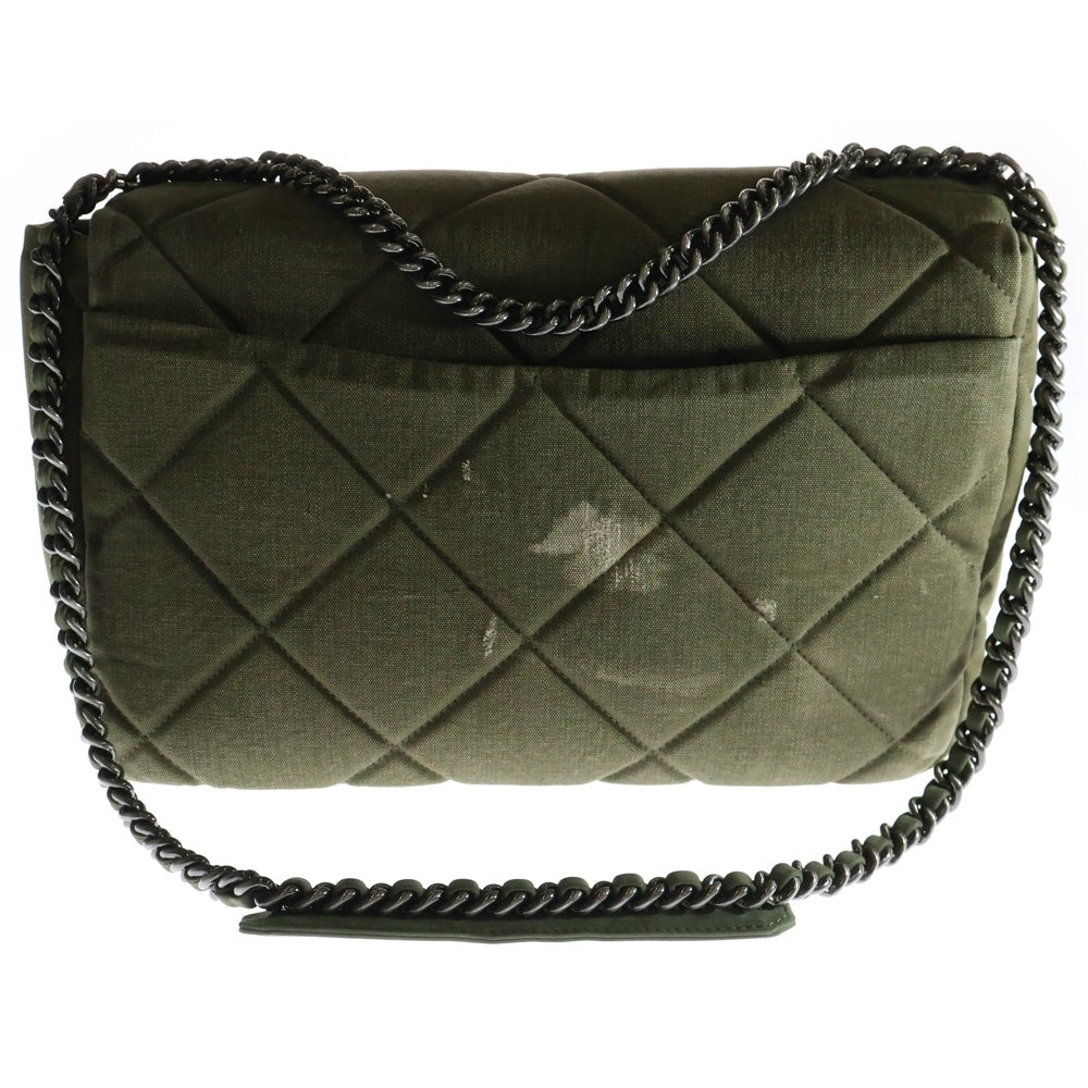 READY MADE(レディメイド) BIG CHAIN BAG ヴィンテージコットン ビッグ チェーン バッグ カーキ