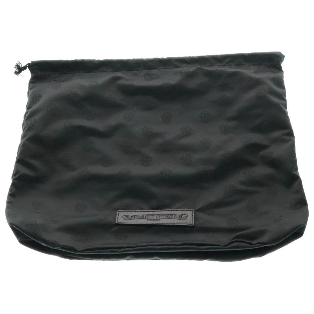 CHROME HEARTS(クロムハーツ) 7TH GRADE MINI マルチロゴ総柄 ダガージップ ナイロンミニバックパック リュック ブラック