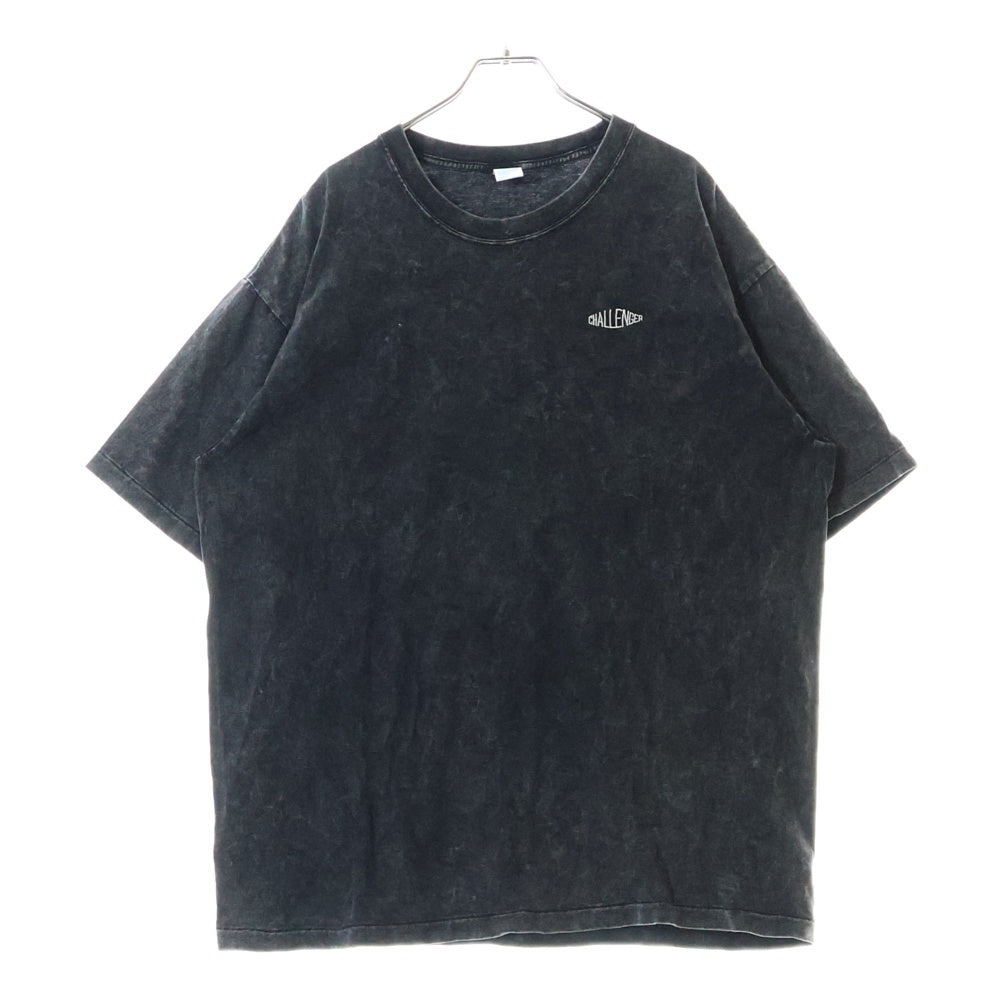CHALLENGER(チャレンジャー) PIGMENT LOGO TEE ピグメントロゴ半袖Tシャツ カットソー グレー