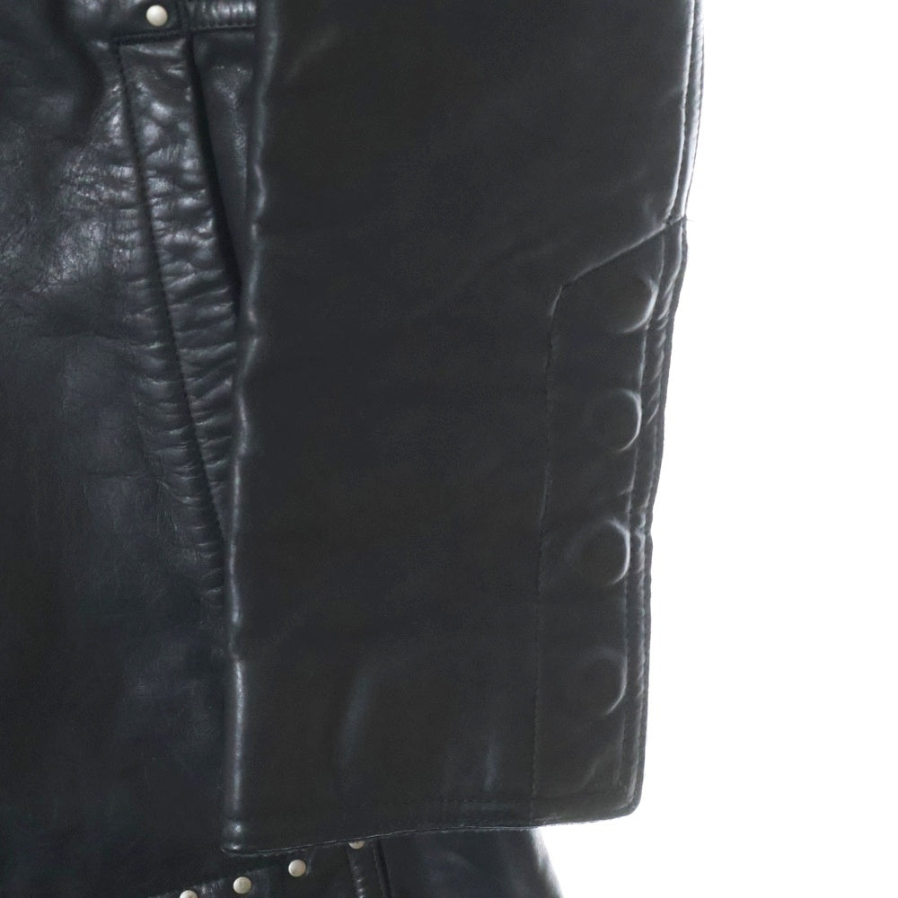 Rick Owens(リックオウエンス) 15AW SPHINX STUDDED JACKET RR15F7711 スタッズレザージャケット ブラック