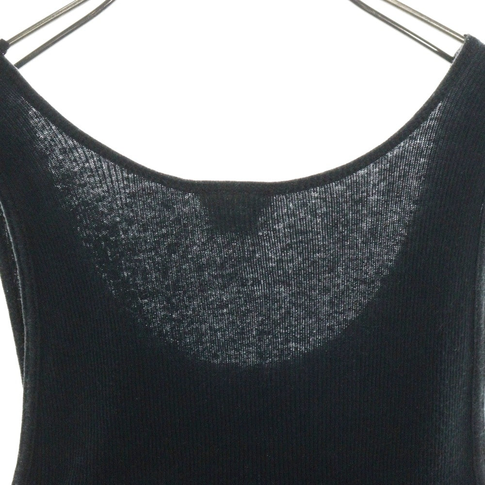 CHROME HEARTS(クロムハーツ) OLD TANK TOP 星条旗プリント リブタンクトップ ノースリーブカットソー ブラック