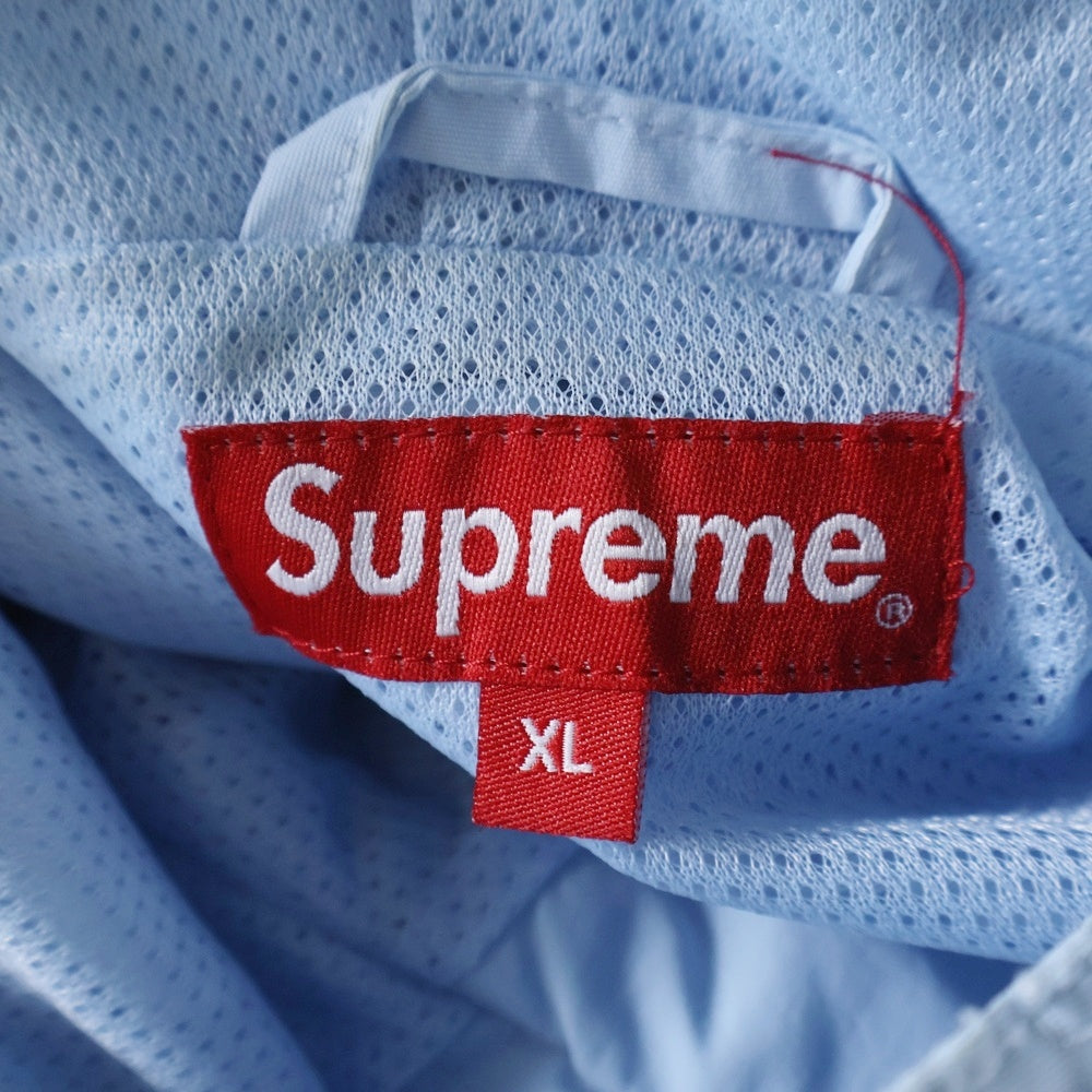 SUPREME(シュプリーム) 23SS Repeat Stitch Anorak アノラック ナイロンジャケット ライトブルー
