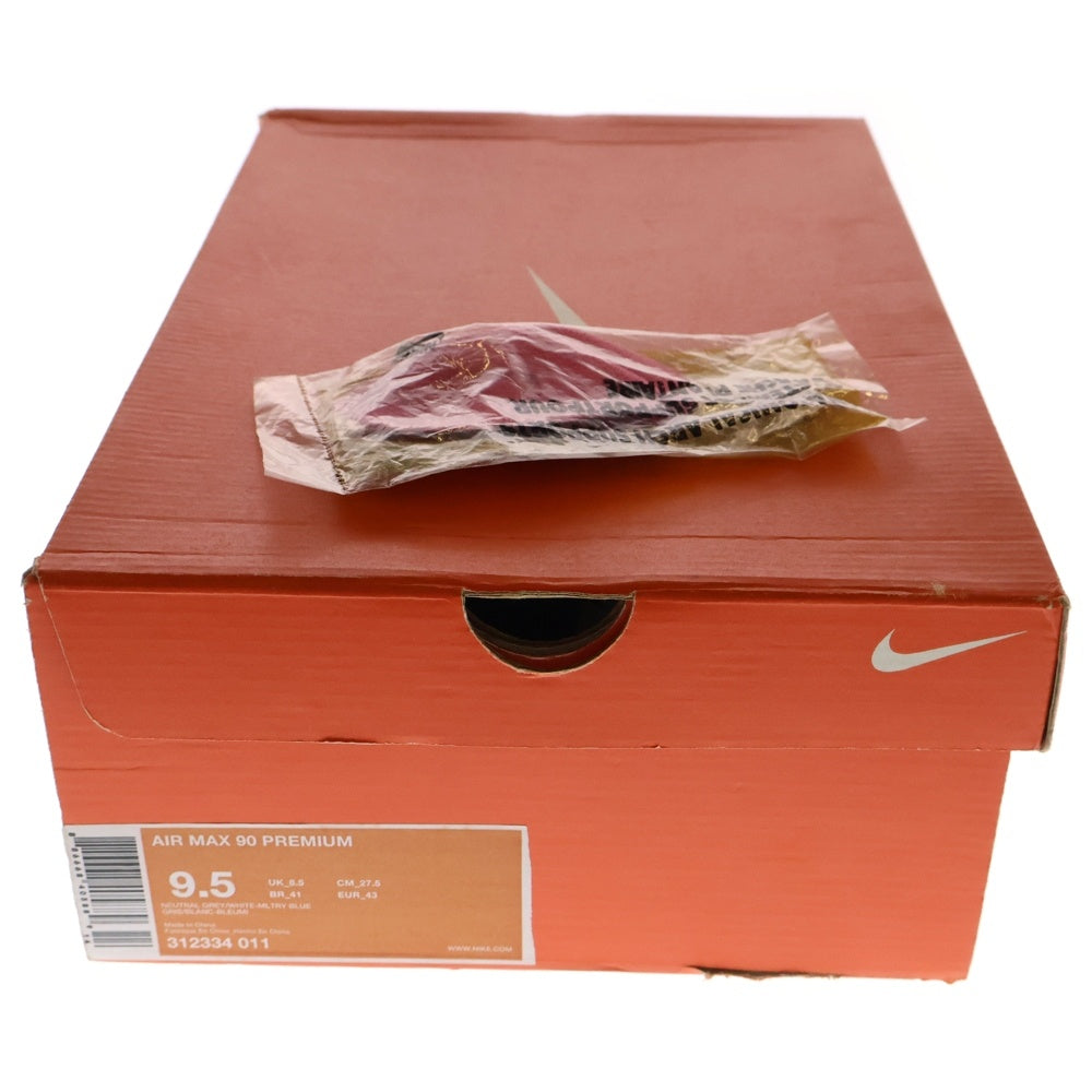 NIKE(ナイキ) 【観賞用 2007年製】AIR MAX 90 PREMIUM HUFQUAKE エアマックス90 ハフクエイク ローカットスニーカー US9.5/27.5cm 312334-011