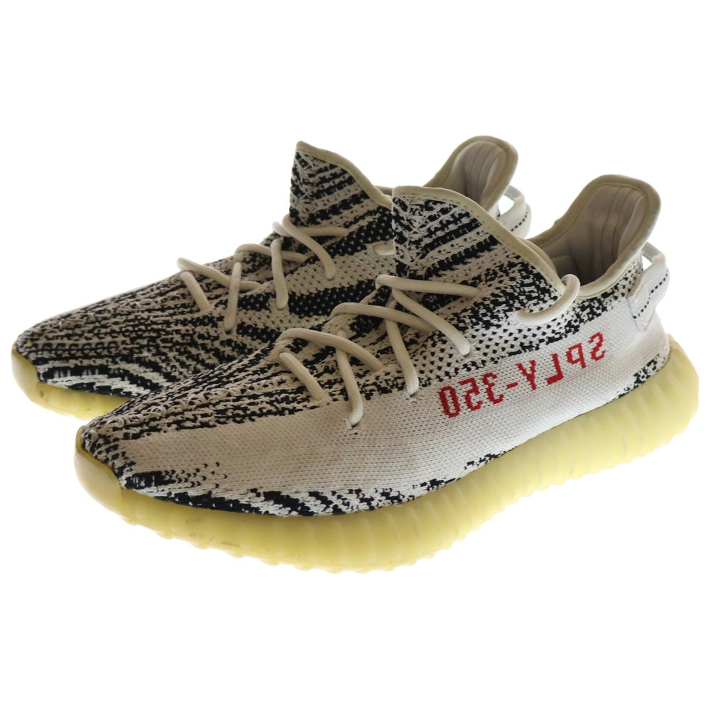 adidas(アディダス) YEEZY BOOST 350 ZEBRA CP9654 イージーブースト ゼブラ ローカットスニーカー US10/28.0cm ホワイト/ブラック