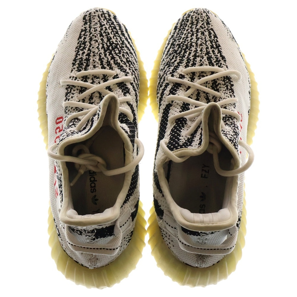 adidas(アディダス) YEEZY BOOST 350 ZEBRA CP9654 イージーブースト ゼブラ ローカットスニーカー US10/28.0cm ホワイト/ブラック