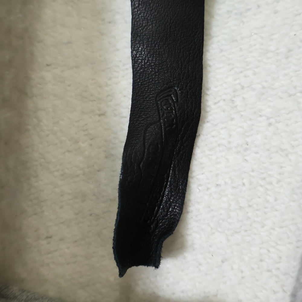 CHROME HEARTS(クロムハーツ) Y NOT CRS PATCH HALF ZIP SWEAT ワイノット クロスパッチ付き ハーフジップスウェット グレー