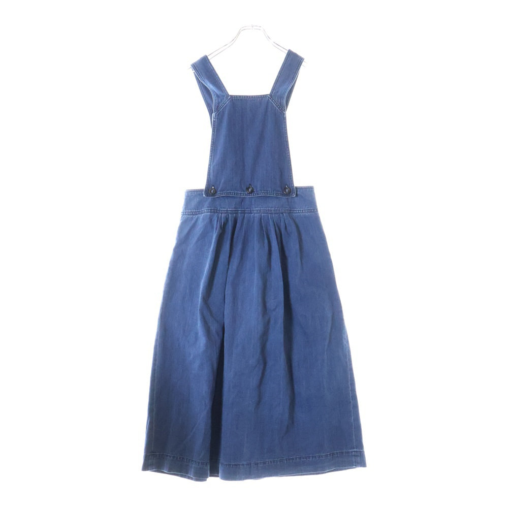 Chloe(クロエ) 17AW PINAFORE DRESS 17ADR03 ジャンパースカート デニムワンピース インディゴ レディース