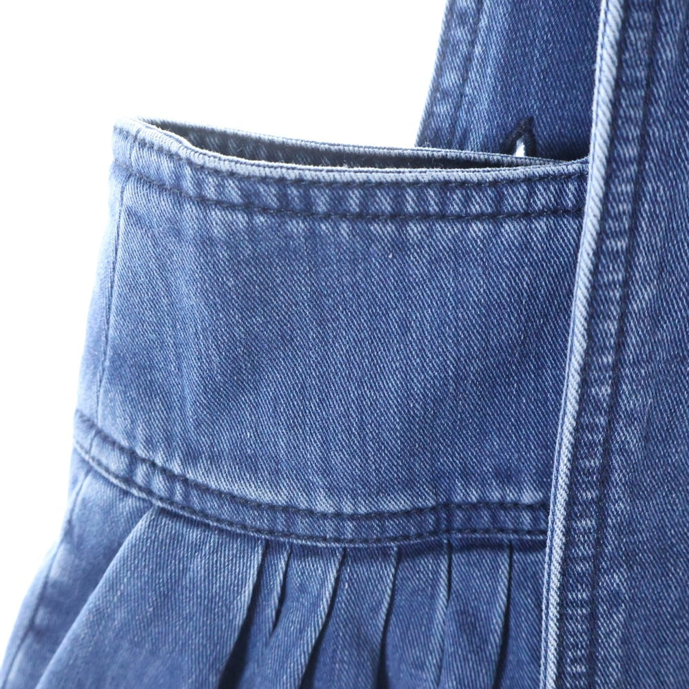 Chloe(クロエ) 17AW PINAFORE DRESS 17ADR03 ジャンパースカート デニムワンピース インディゴ レディース