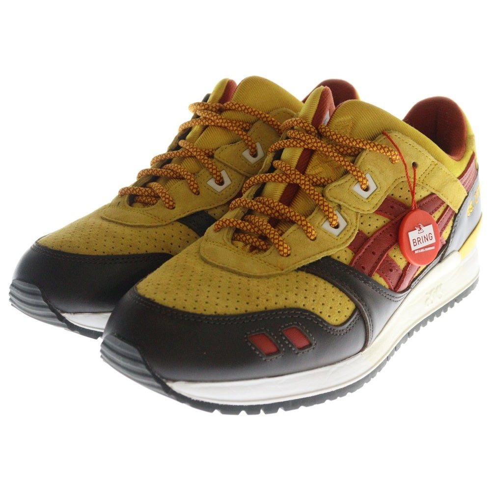 ASICS(アシックス) KITH×MARVEL X-MEN GEL-LYTE III REMASTERED F460323 キス マーベル ウルヴァリン ゲルライト3 リマスタード ローカットスニーカー イエロー US8.5/26.5cm