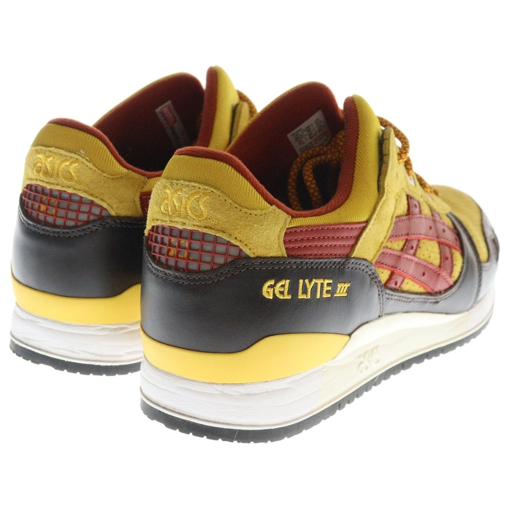 ASICS(アシックス) KITH×MARVEL X-MEN GEL-LYTE III REMASTERED F460323 キス マーベル ウルヴァリン ゲルライト3 リマスタード ローカットスニーカー イエロー US8.5/26.5cm
