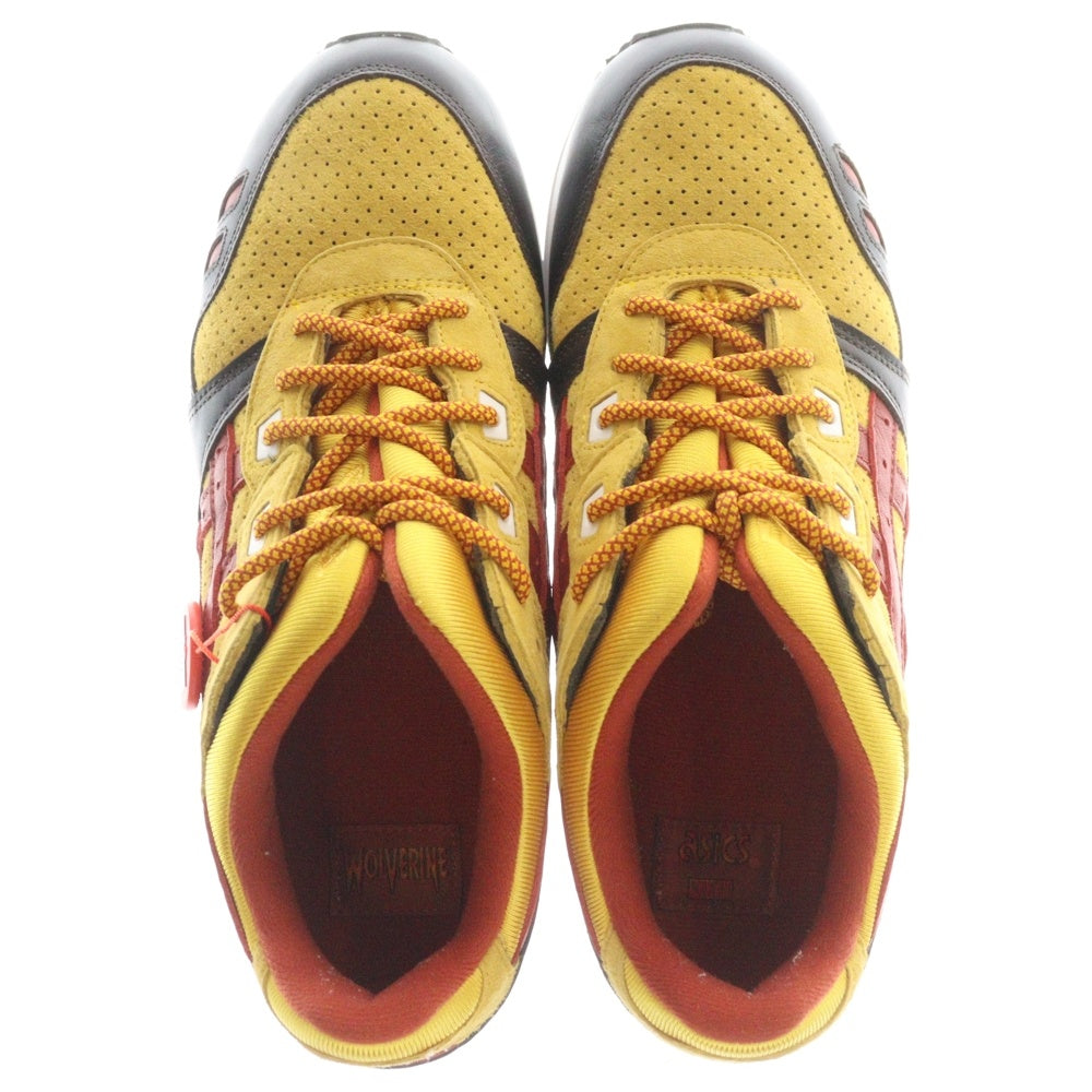 ASICS(アシックス) KITH×MARVEL X-MEN GEL-LYTE III REMASTERED F460323 キス マーベル ウルヴァリン ゲルライト3 リマスタード ローカットスニーカー イエロー US8.5/26.5cm