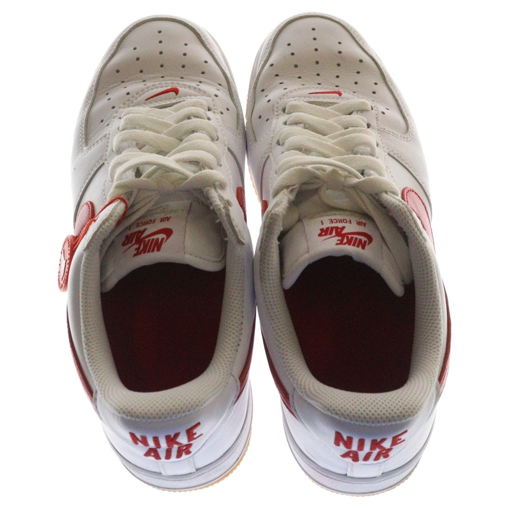 NIKE(ナイキ) AIR FORCE 1 LOW RETRO DJ3911-102 エアフォース ローカットスニーカー ホワイト/レッド US8/26.0cm