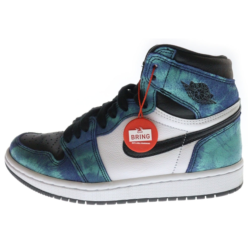 NIKE(ナイキ) WMNS AIR JORDAN 1 HIGH OG Tie-Dye CD0461-100 ウィメンズ エアジョーダン1 タイダイブルー ハイカットスニーカー シューズ ブルー US6/23.0cm レディース