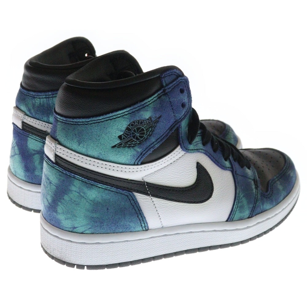 NIKE(ナイキ) WMNS AIR JORDAN 1 HIGH OG Tie-Dye CD0461-100 ウィメンズ エアジョーダン1 タイダイブルー ハイカットスニーカー シューズ ブルー US6/23.0cm レディース