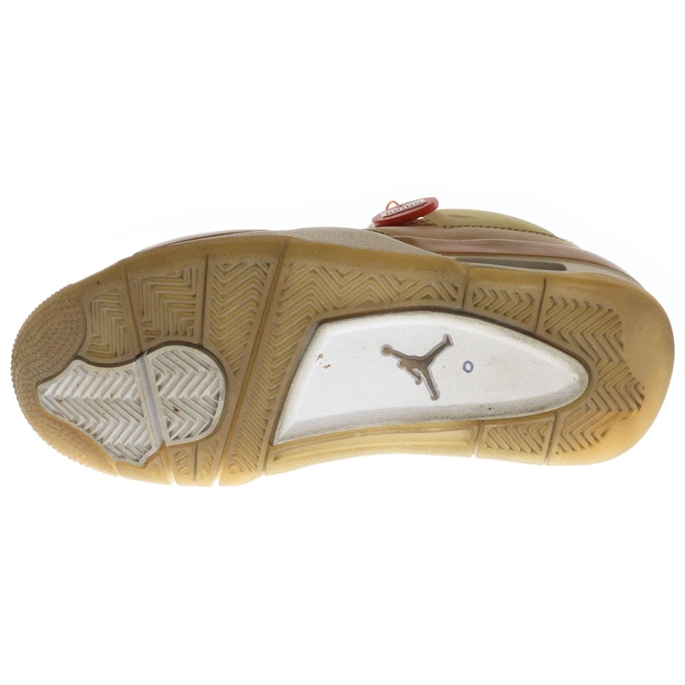 NIKE(ナイキ) WMNS AIR JORDAN 4 RETRO SHIMMER DJ0675-200 ウィメンズ エアジョーダン 4 シマー ハイカットスニーカー ベージュ US6.5/23.5cm レディース