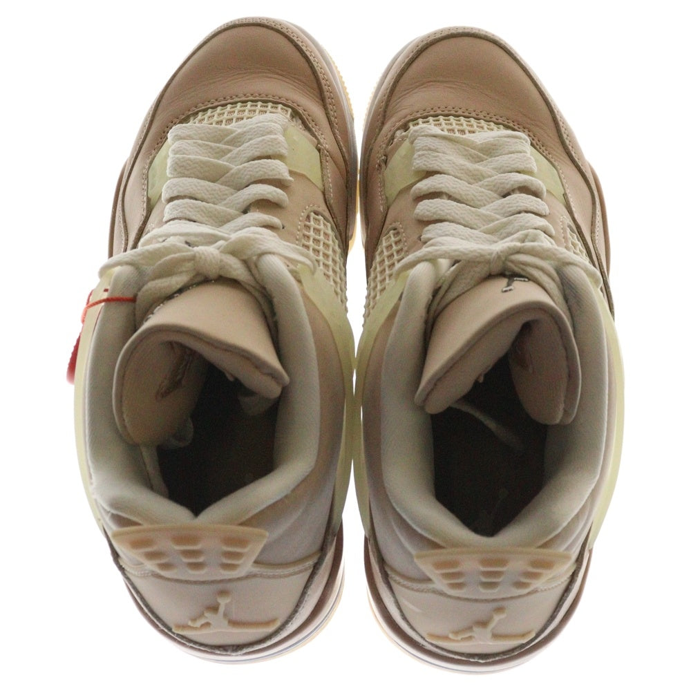 NIKE(ナイキ) WMNS AIR JORDAN 4 RETRO SHIMMER DJ0675-200 ウィメンズ エアジョーダン 4 シマー ハイカットスニーカー ベージュ US6.5/23.5cm レディース