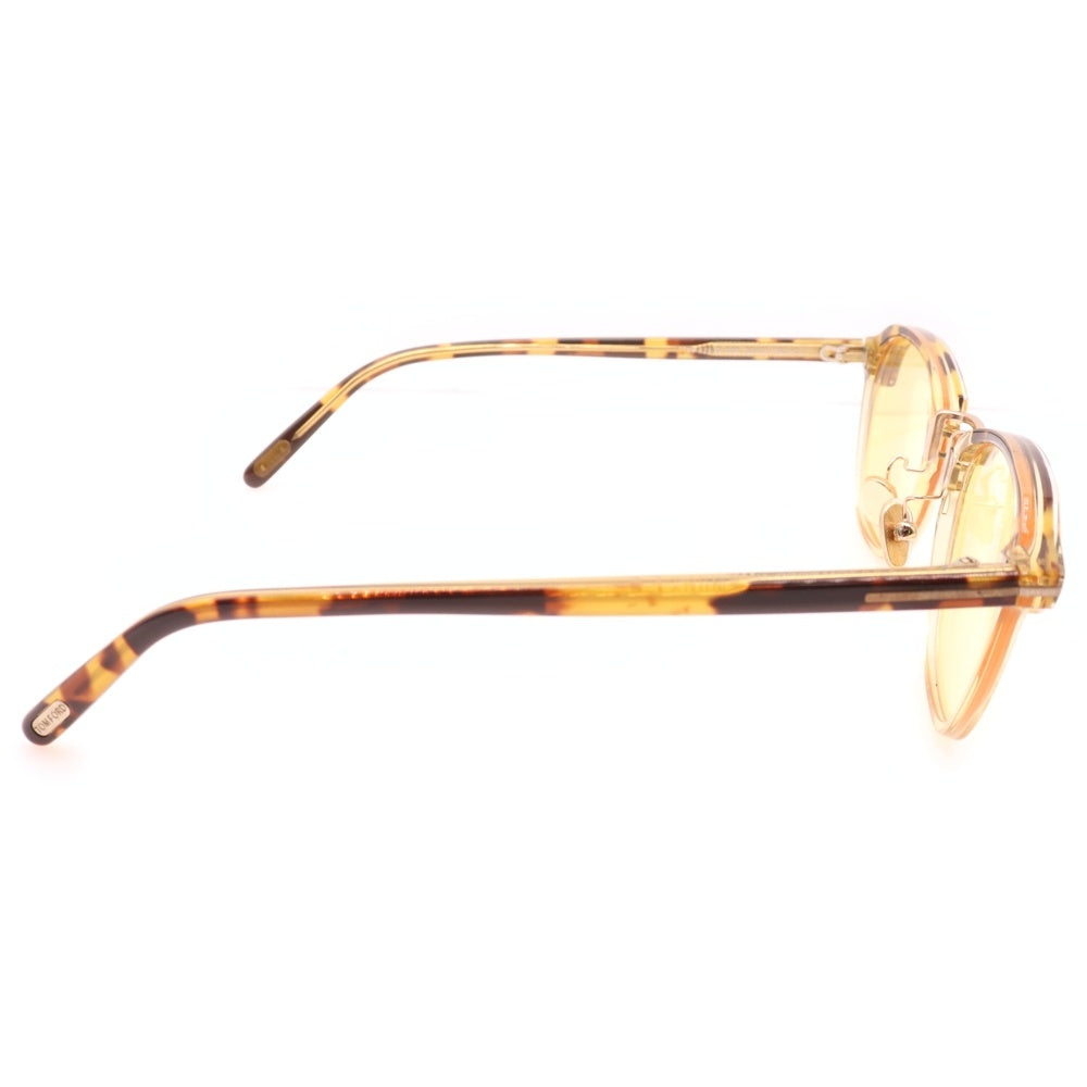 TOM FORD(トムフォード) プラスチックサングラス アイウェア 眼鏡 TF878-D ブラウン/イエロー