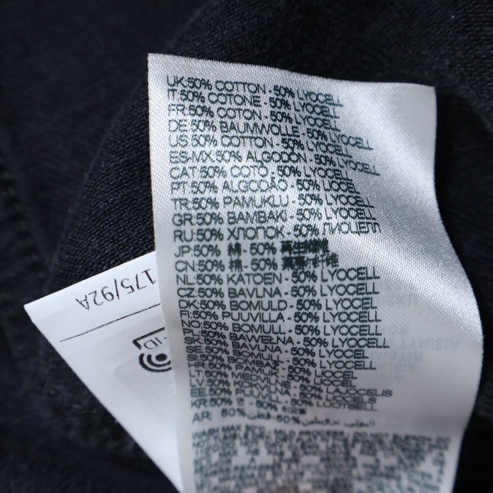 DIESEL(ディーゼル) Hybrid shirt in Tencel denim d-dewny-hood A13033 フード付き ハイブリット デニムジャケット フーディー ブラック