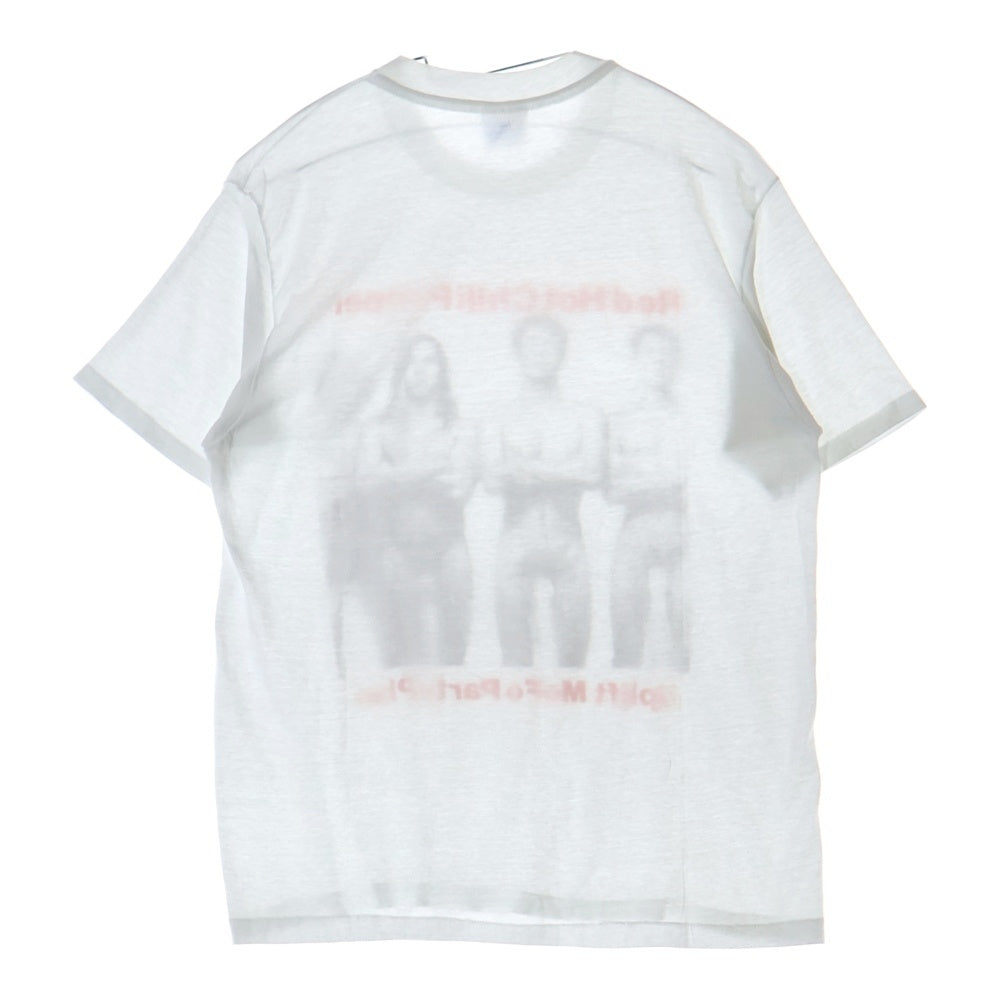 VINTAGE(ヴィンテージ) 80S RED HOT CHILIPEPPERS UPLIFT MOFO PARTY PLAN レッドホットチリペッパーズ プリント 半袖Tシャツ カットソー ホワイト