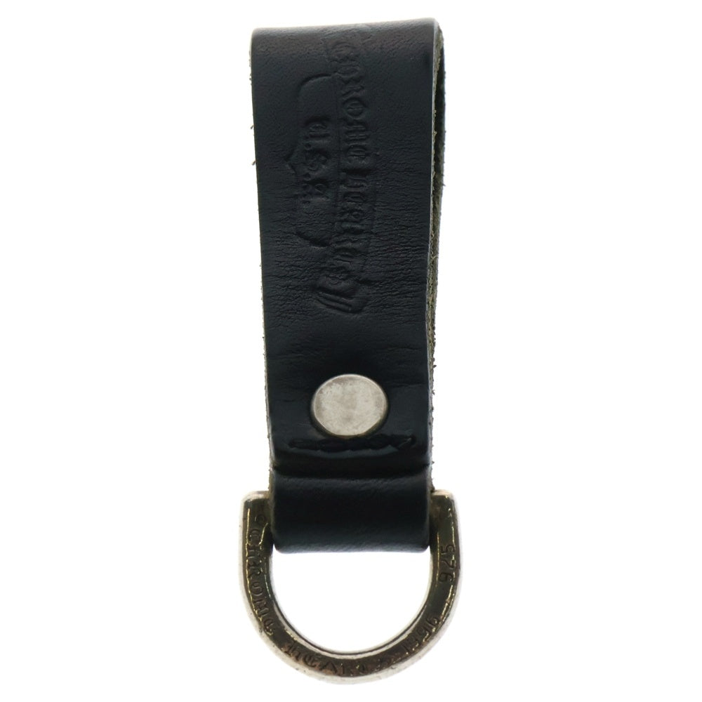 CHROME HEARTS(クロムハーツ) BELT LOOP D RING Dリング クロウボールベルトループ ブラック/シルバー