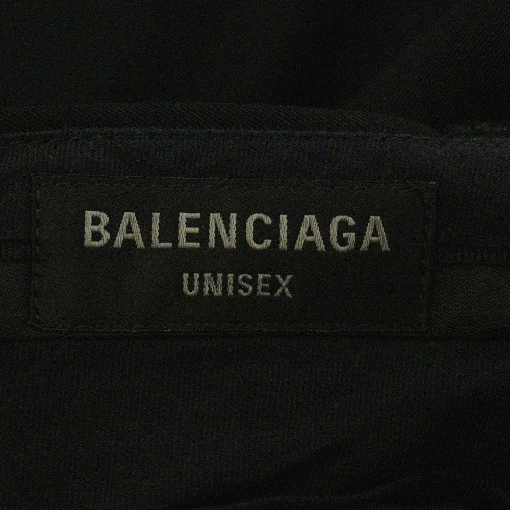 BALENCIAGA(バレンシアガ) 23SS Skater Tailored スケーターテーラードワイドスラックスパンツ 768544 TJ025 ブラック