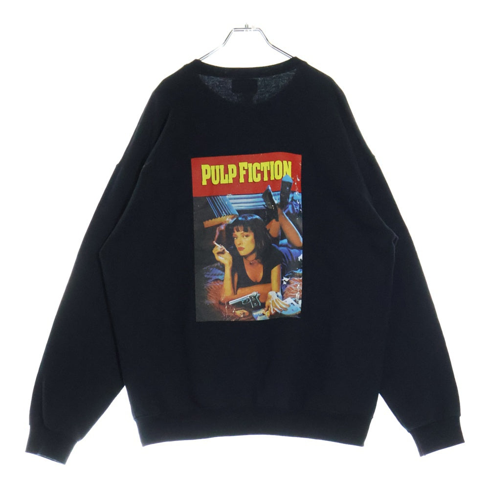 WACKO MARIA(ワコマリア) PULP FICTION CREW NECK SWEAT SHIRT PF-WM-SS11 クルーネックス 長袖スウェット ブラック