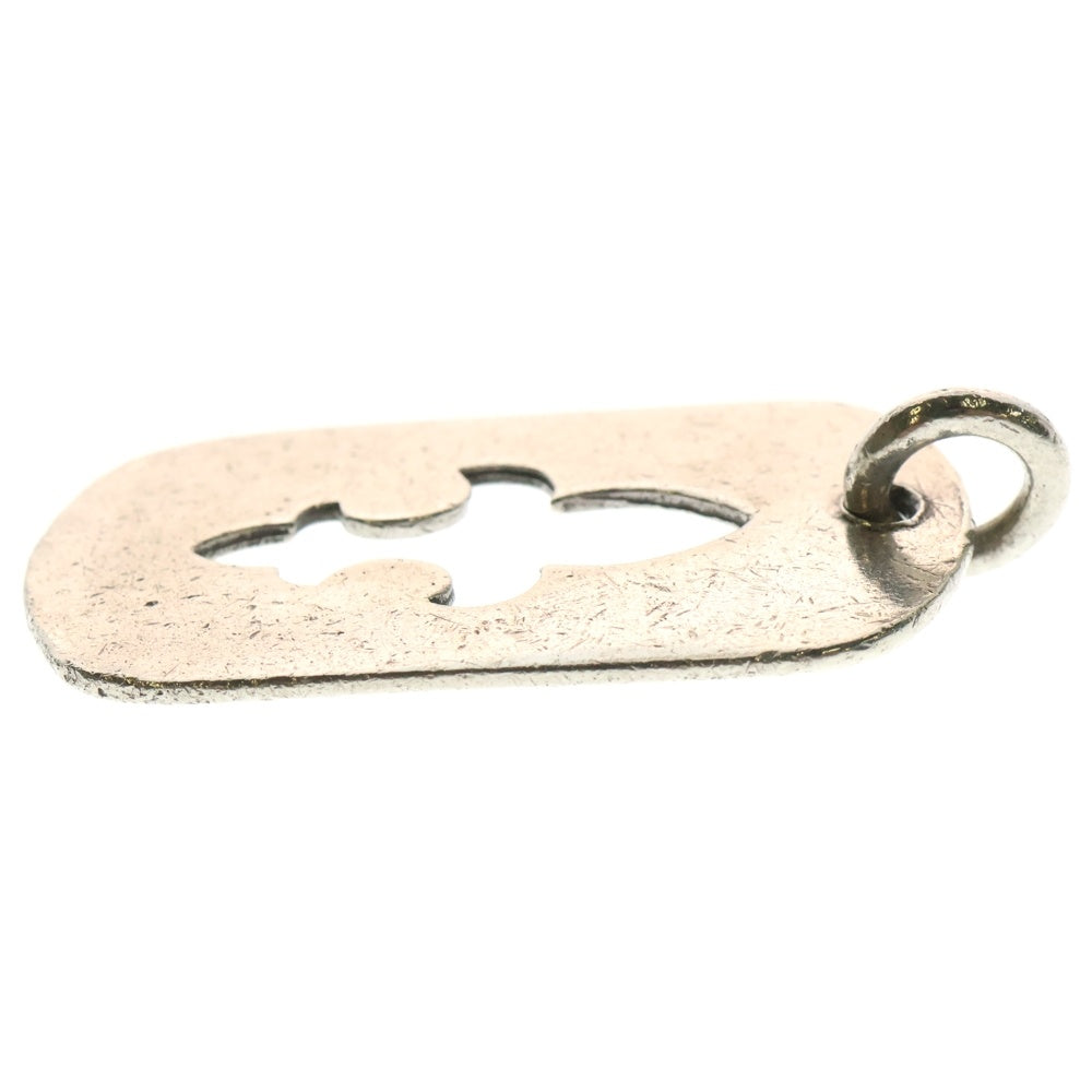 CHROME HEARTS(クロムハーツ) D TAG LRG CO CRS カットアウトフレア ラージ ドッグタグ ネックレストップ シルバー