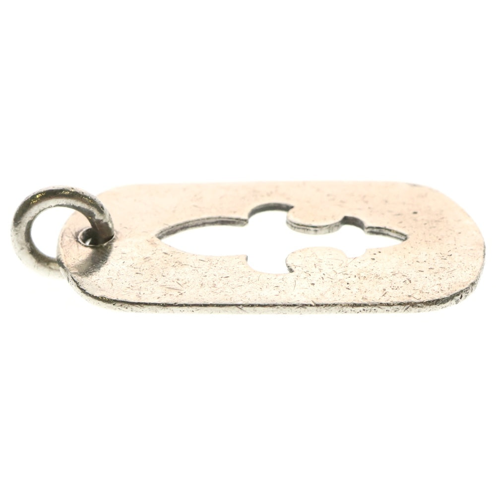 CHROME HEARTS(クロムハーツ) D TAG LRG CO CRS カットアウトフレア ラージ ドッグタグ ネックレストップ シルバー