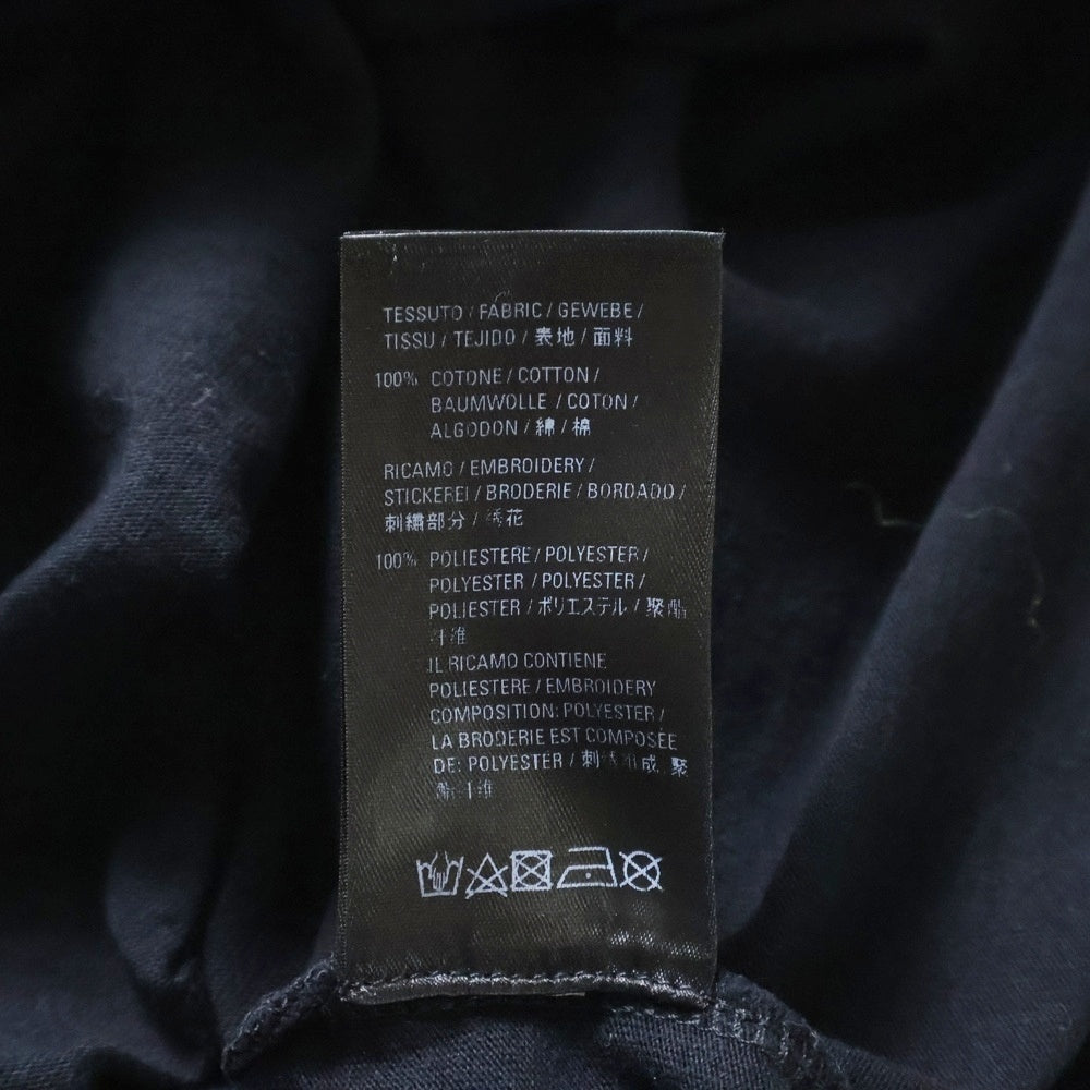 BALENCIAGA(バレンシアガ) キャンペーンロゴ刺繍 半袖Tシャツ カットソー 641675 TKVJ1 ブラック