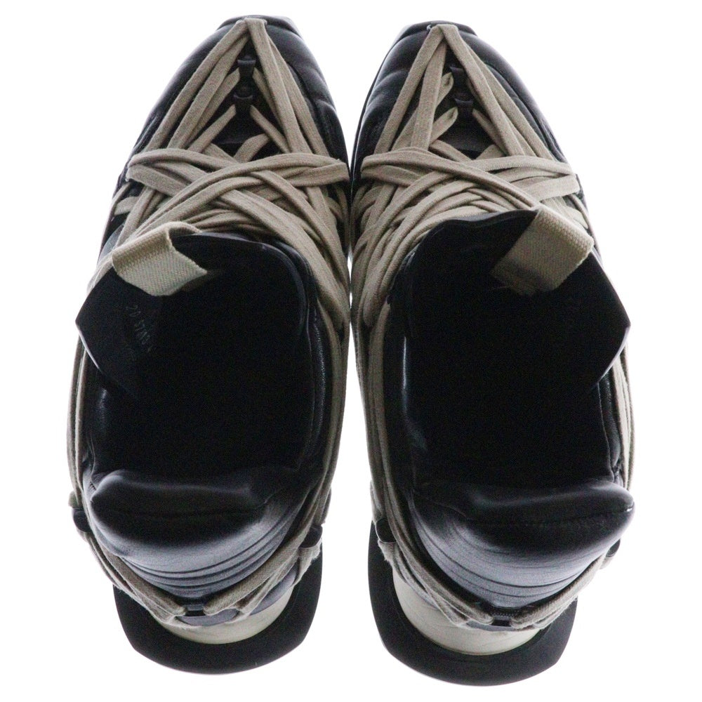 Rick Owens(リックオウエンス) MEGALACED MAXIMAL RUNNER 20S7813 メガレース マキシマルランナー ローカットスニーカー EU43/27.5cm ブラック