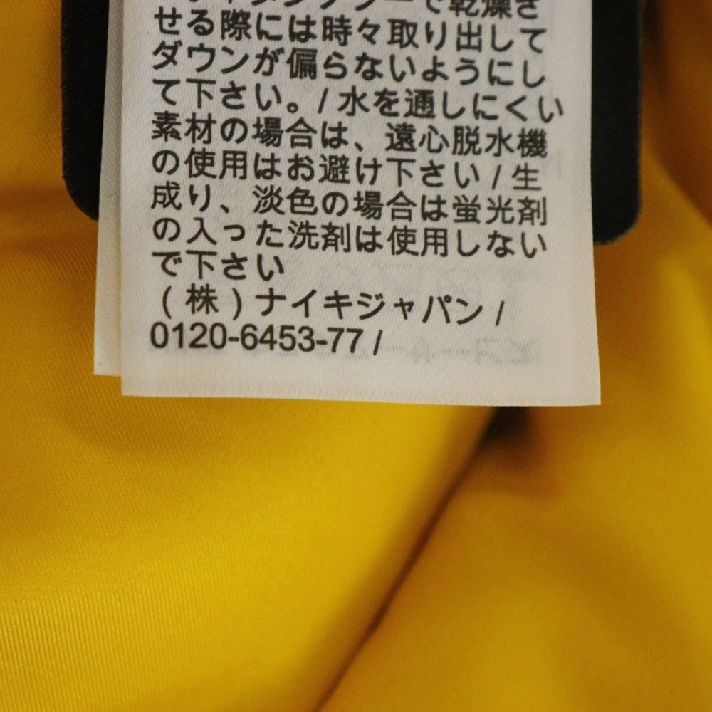 NIKE(ナイキ) × NOCTA PUFFER JACKET DA3997-739 ノクタ ロゴプリントデザインナイロンジップアップパファージャケット ダウンジャケット イエロー