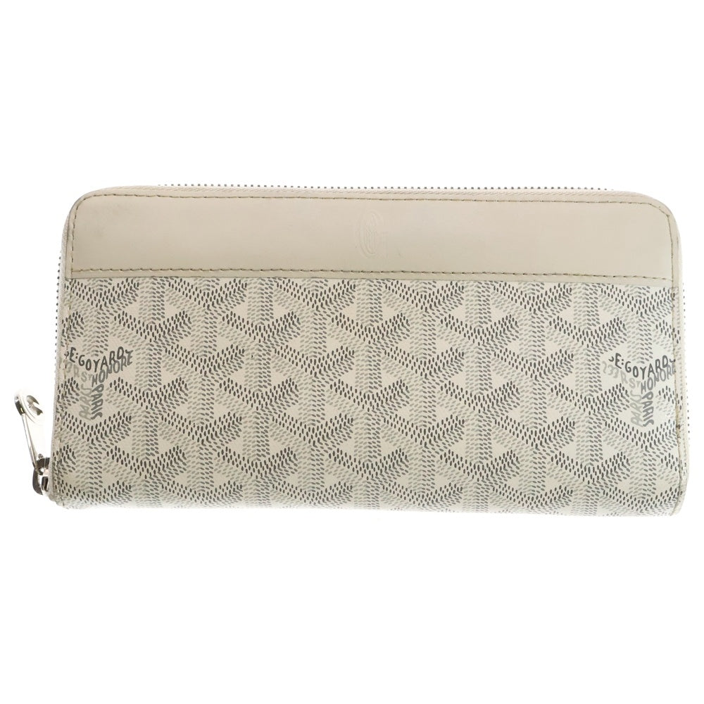 GOYARD(ゴヤール) マティニョンGM ラウンドジップロングウォレット 長財布 ホワイト