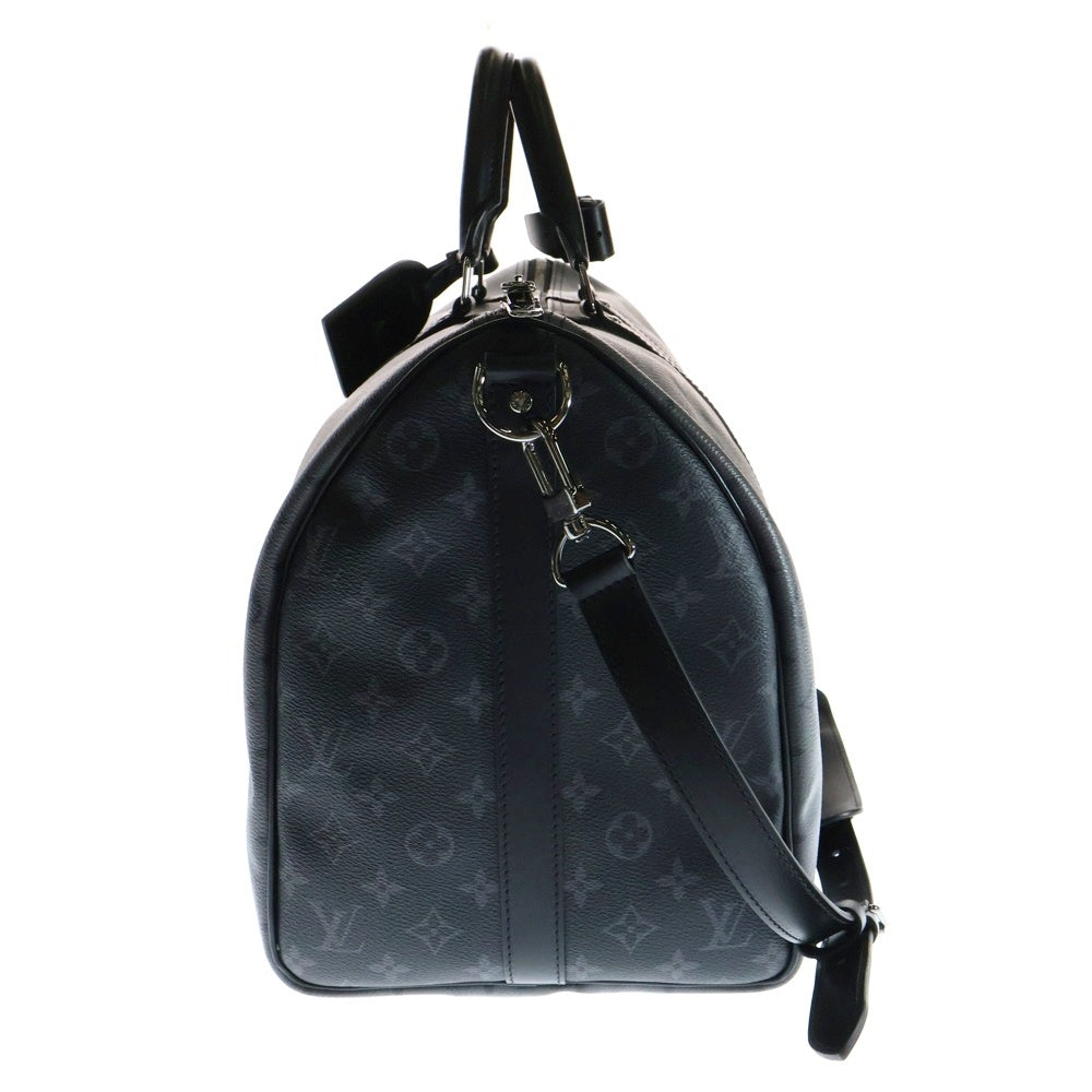 LOUIS VUITTON(ルイヴィトン) モノグラム エクリプス キーポル バンドリエール50 ハンドバッグ ボストンバッグ M45392 ブラック/グレー