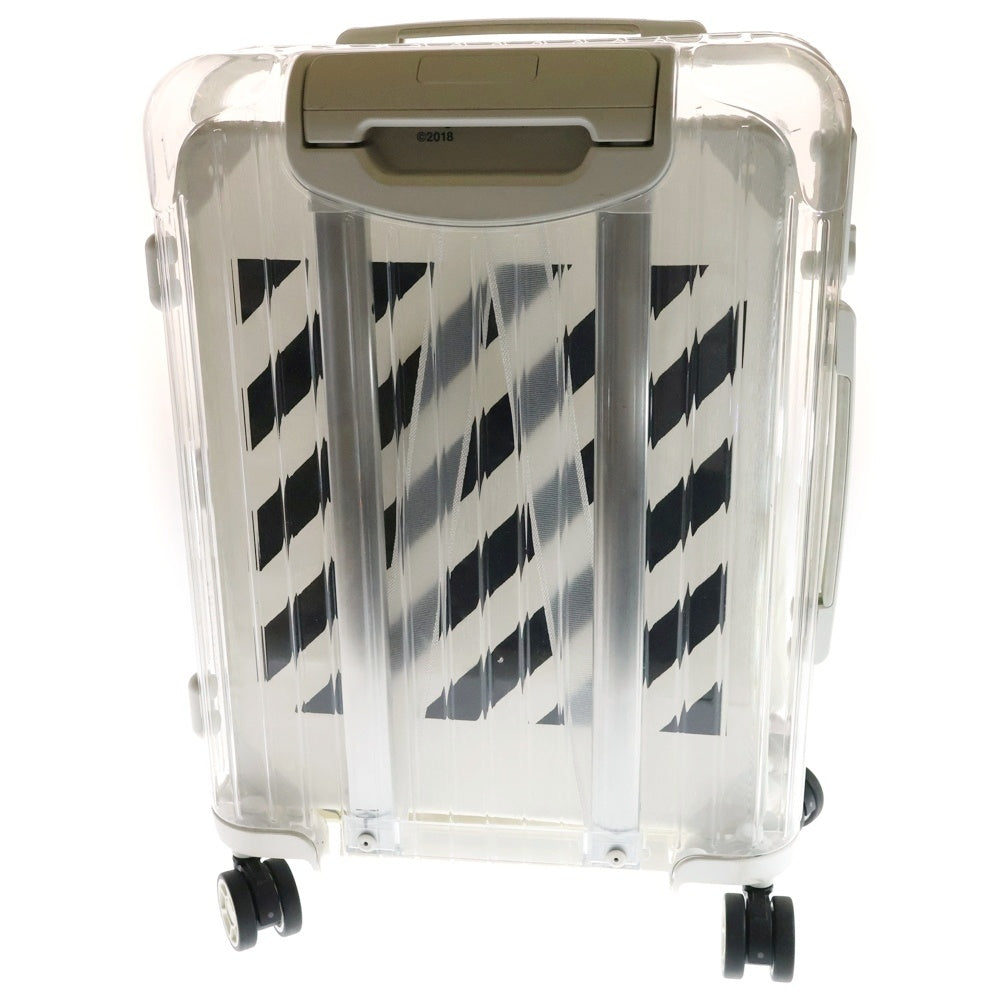 OFF-WHITE(オフホワイト) x RIMOWA See Through シースルー スーツケース キャリーバッグ ポリカーボネイト クリア/ホワイト