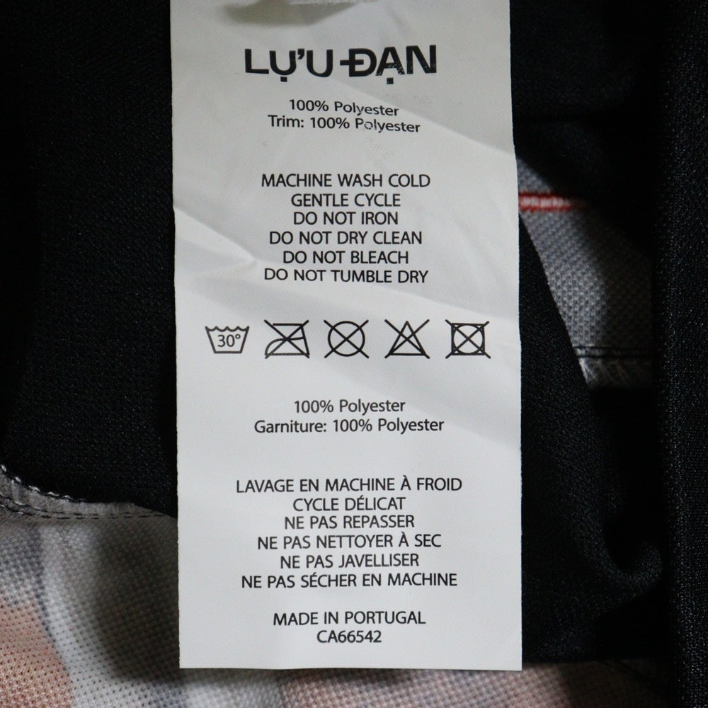 LU'U DAN(ルーダン) 25SS HOCKEY TOP L-D ホッケートップ半袖Tシャツ オレンジ/ブラック MT087J_TJ