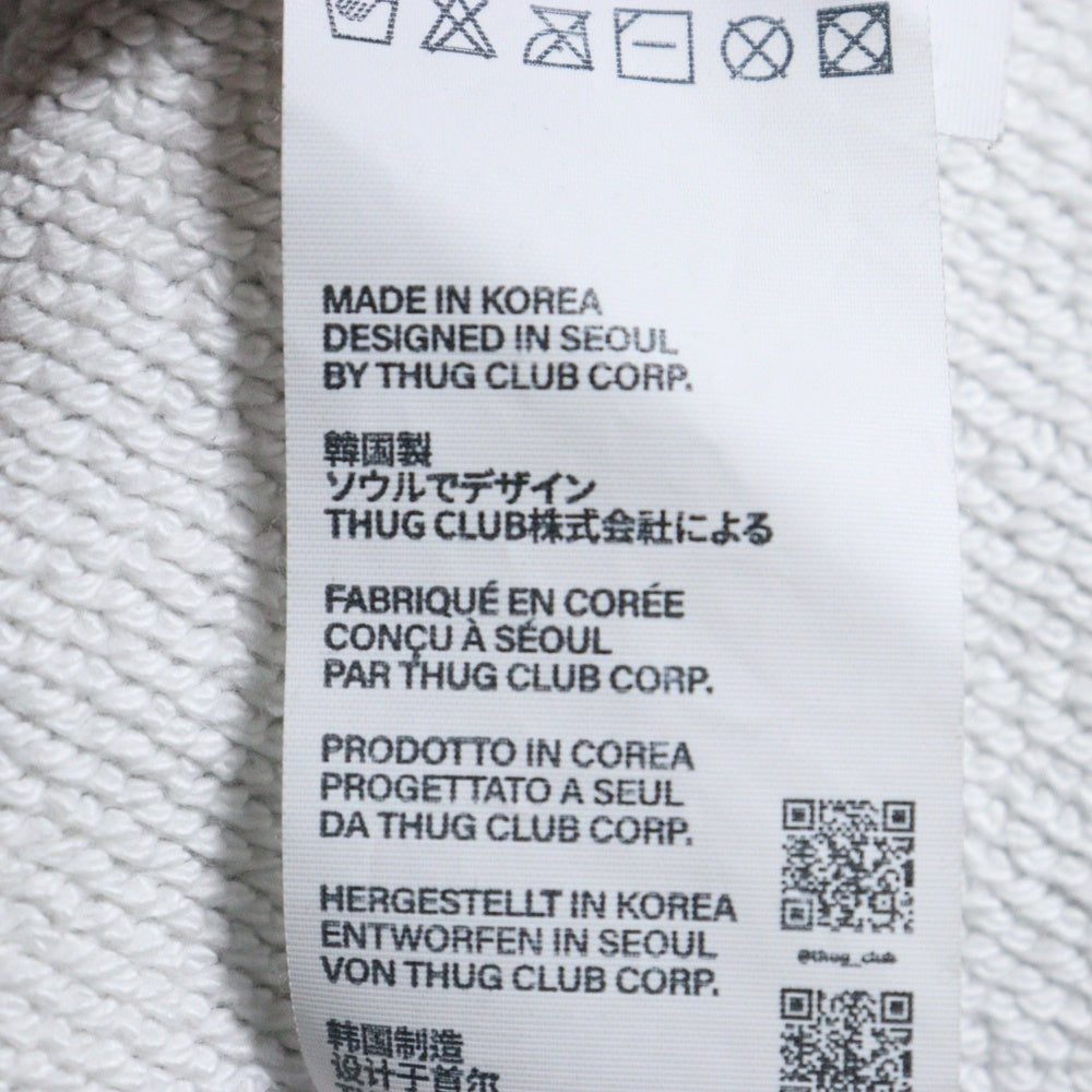 THUG CLUB(サグクラブ) 25SS SPRAYED CAMOUFLAGE ROCK HOODIE スプレーカモフラージュロックフーディーパーカー TC25SS0301 カーキ