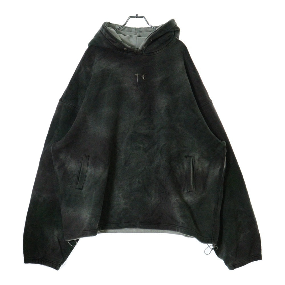 THUG CLUB(サグクラブ) 25SS AMBUSH TC HOODIE カモフラロゴプルオーバーフーディーパーカー カーキ TC25SS0201