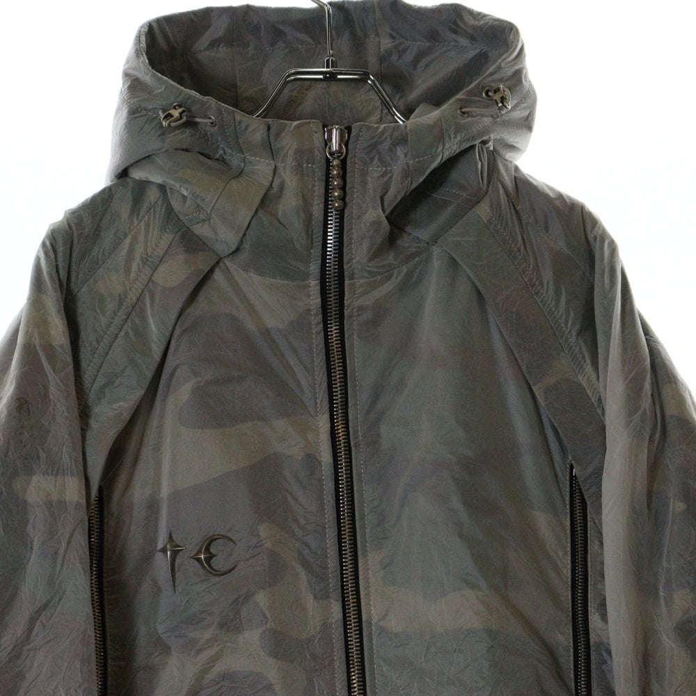 THUG CLUB(サグクラブ) 25SS CLOUDED WIND SOLDIER クラウドウィンドソルジャージャケット カーキ TC25JK0103