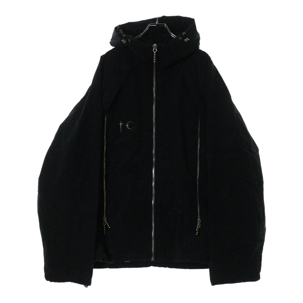 THUG CLUB(サグクラブ) 25SS SCARRED WIND SOLDIER スカードウィンドソルジャージャケット ブラック TC25JK0102