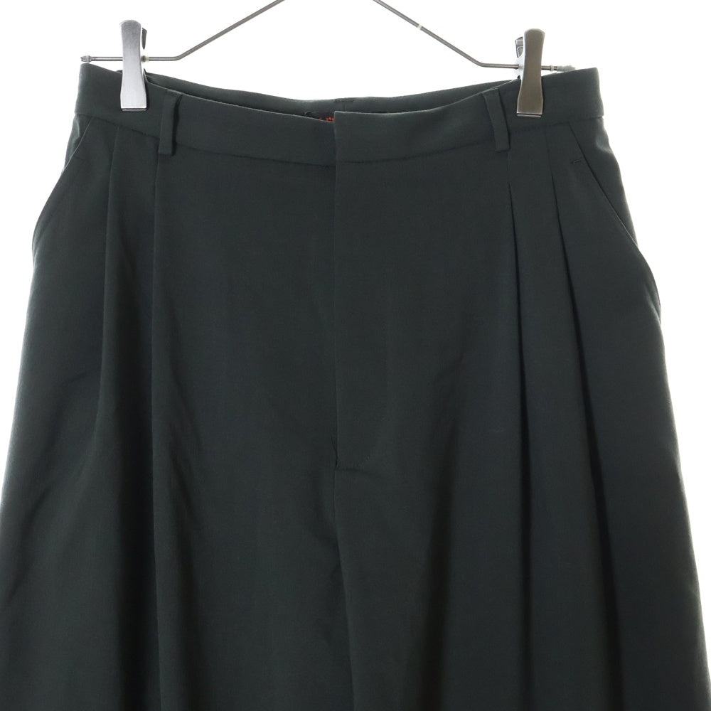 LU'U DAN(ルーダン) 25SS JUMBO WIDE LEG TROUSERS ジャンボワイドトラウザーズスラックスパンツ カーキ MP021W_LWB