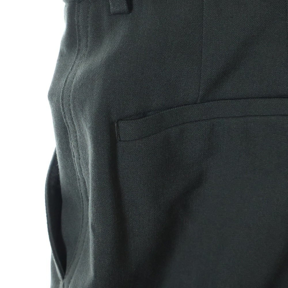 LU'U DAN(ルーダン) 25SS JUMBO WIDE LEG TROUSERS ジャンボワイドトラウザーズスラックスパンツ カーキ MP021W_LWB