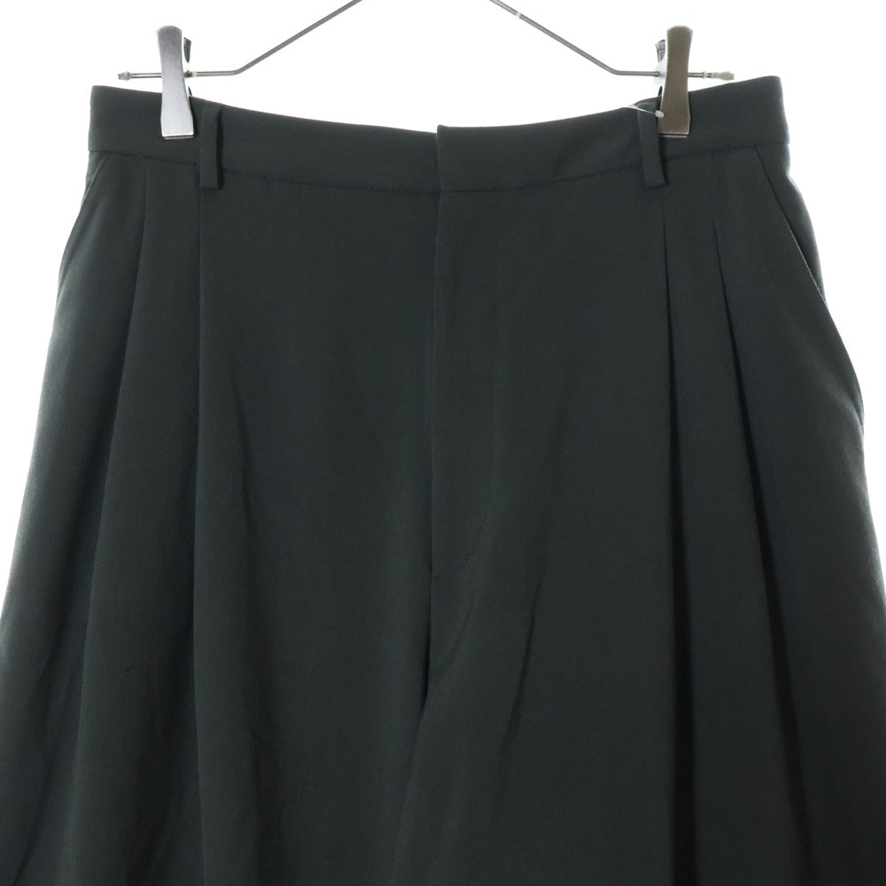 LU'U DAN(ルーダン) 25SS JUMBO WIDE LEG TROUSERS ジャンボワイドトラウザーズスラックスパンツ カーキ MP021W_LWB