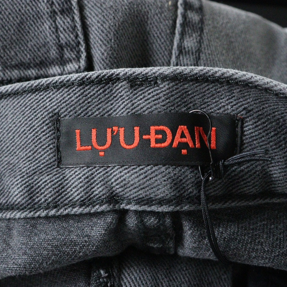 LU'U DAN(ルーダン) 25SS PHAT PANTS XL ファットバギーワイドパンツ グレー MP092D_BDD
