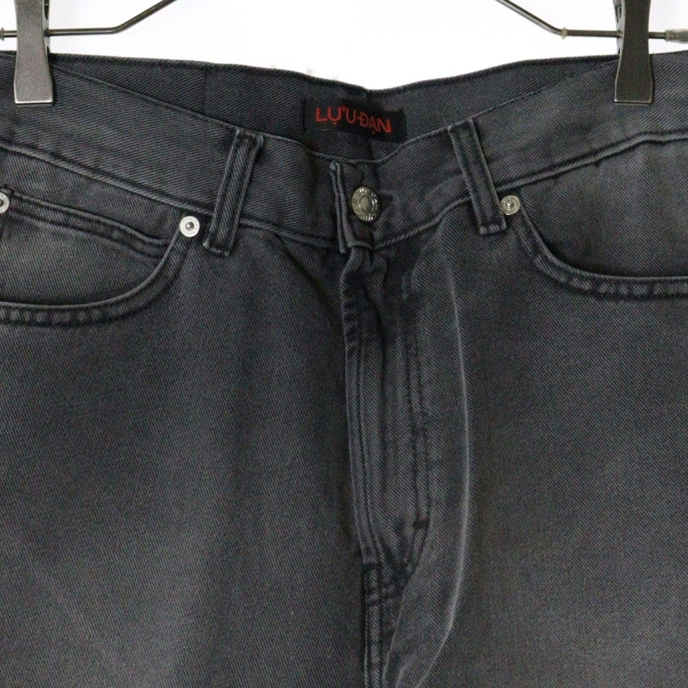 LU'U DAN(ルーダン) 25SS PHAT PANTS XL ファットバギーワイドパンツ グレー MP092D_BDD