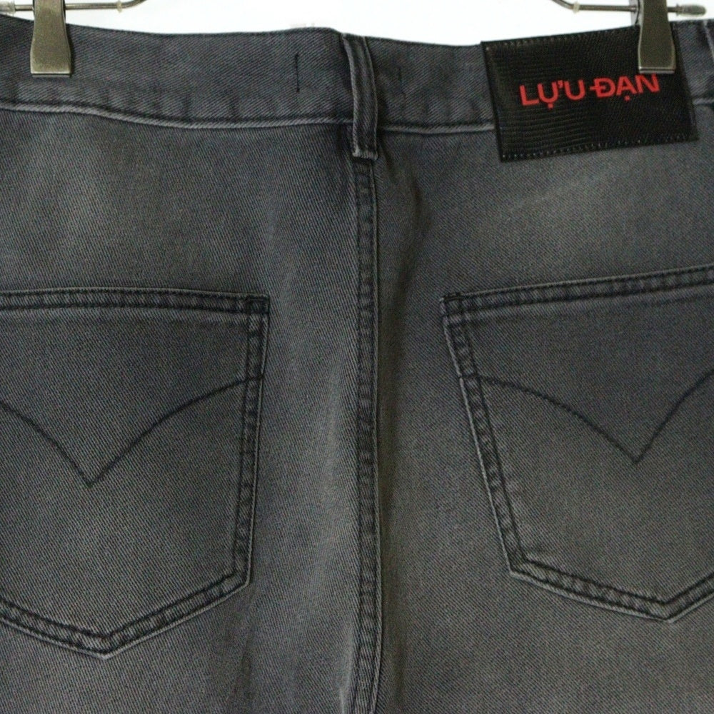 LU'U DAN(ルーダン) 25SS PHAT PANTS XL ファットバギーワイドパンツ グレー MP092D_BDD