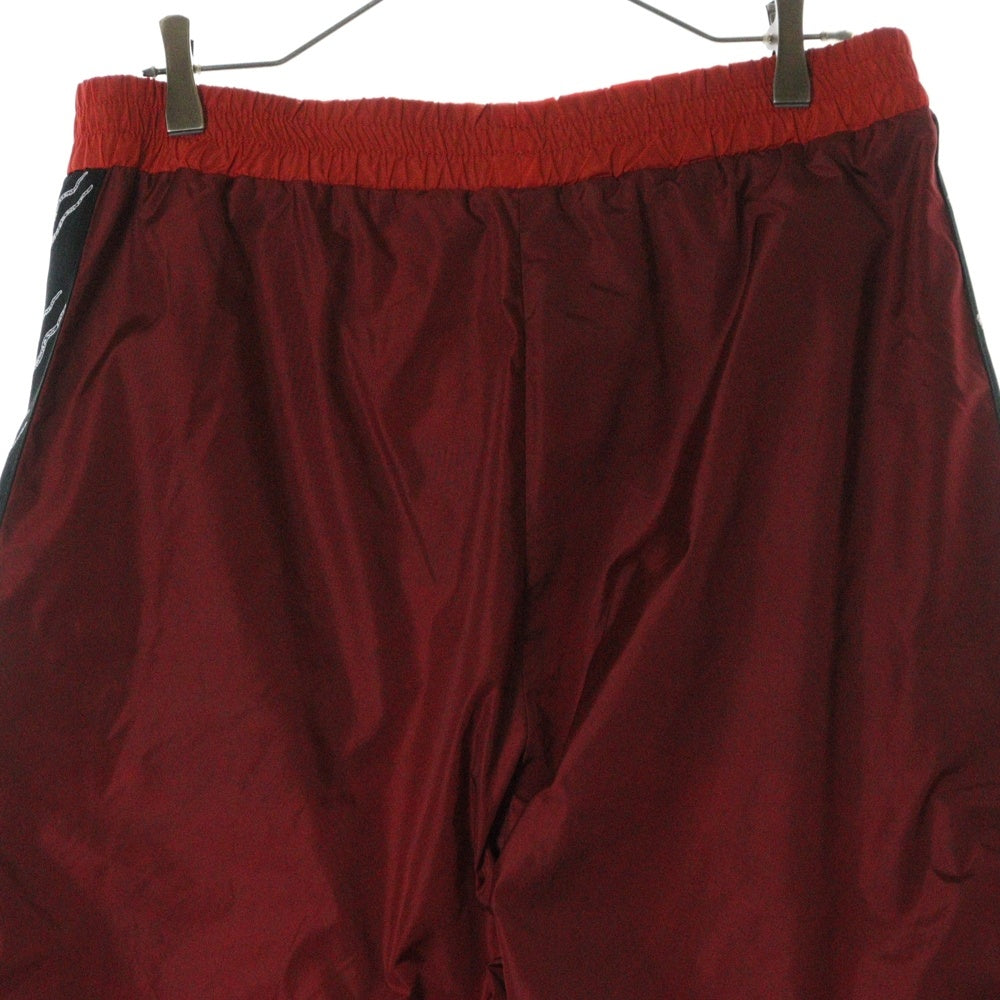 LU'U DAN(ルーダン) 25SS TRACKIES L-D ロゴサイドライントラックパンツ レッド MP031W_NS