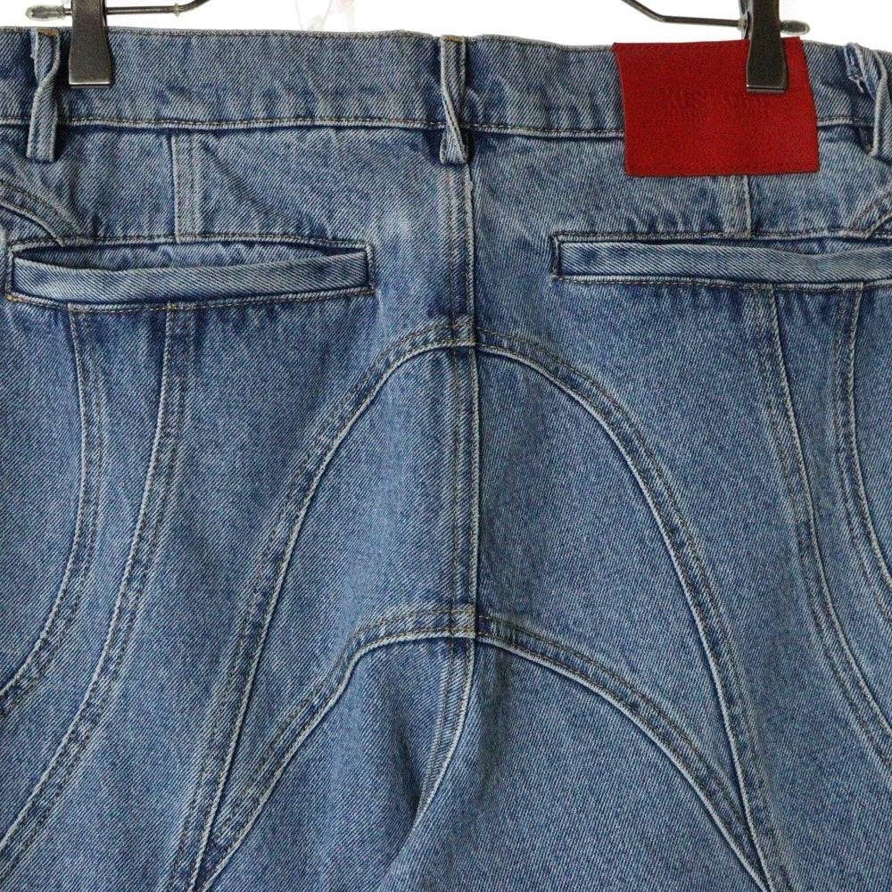 KUSIKOHC(クシコック) 24AW RIDER DENIM PANTS ライダーデニムパンツ インディゴブルー KUF4MT02AP-TE427