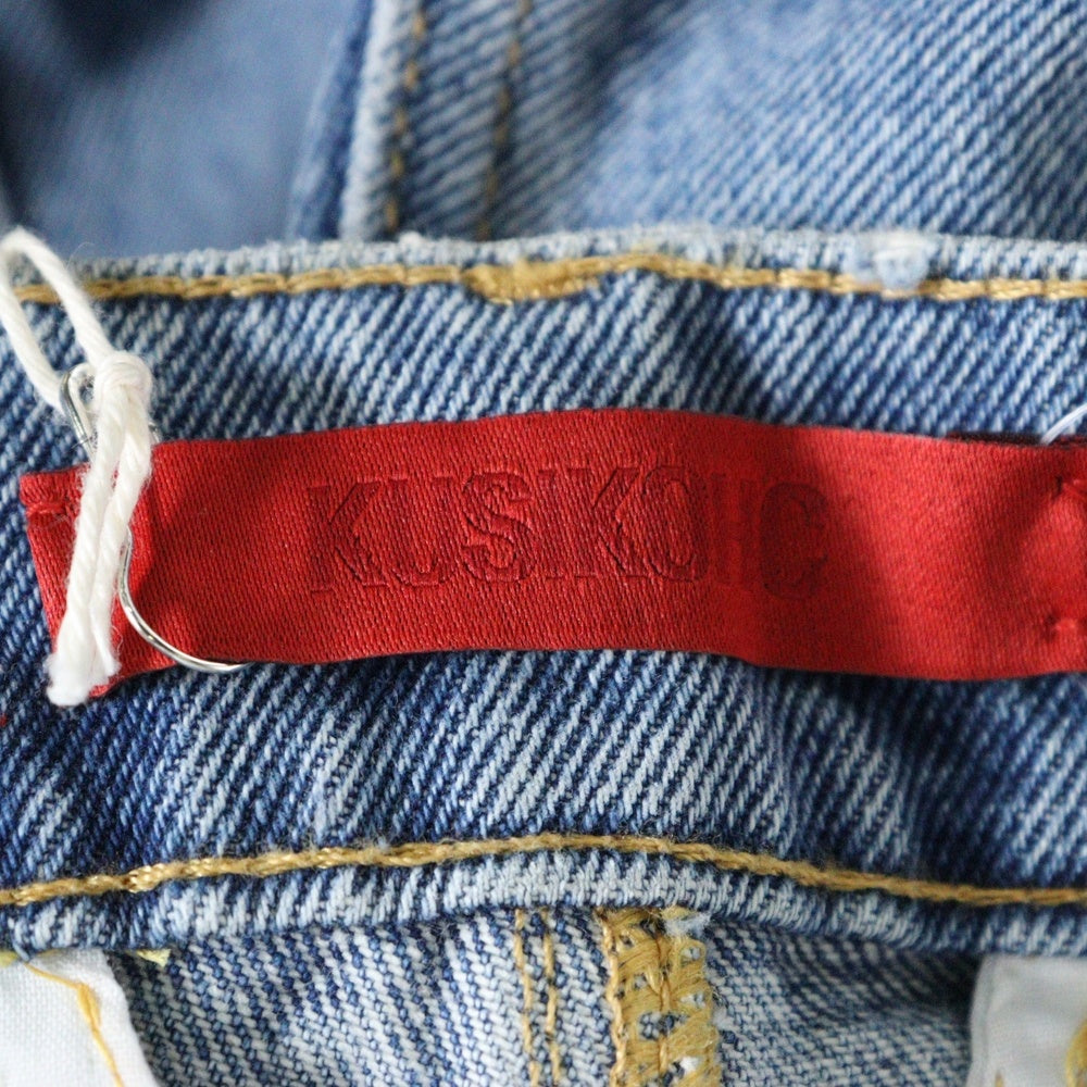KUSIKOHC(クシコック) 24AW RIDER DENIM PANTS ライダーデニムパンツ インディゴブルー KUF4MT02AP-TE427