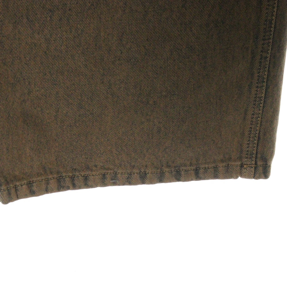 KUSIKOHC(クシコック) 24AW WORKWEAR MULTI RIVET DENIM ワークウェアマルチリベットデニムパンツ ブラウン KUF4MT12BP-TE427